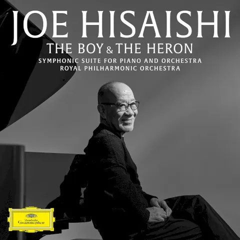 The Boy and the Heron: Symphonic Suite for Piano and Orchestra by Joe Hisaishi & Royal Philharmonic Orchestra, album cover